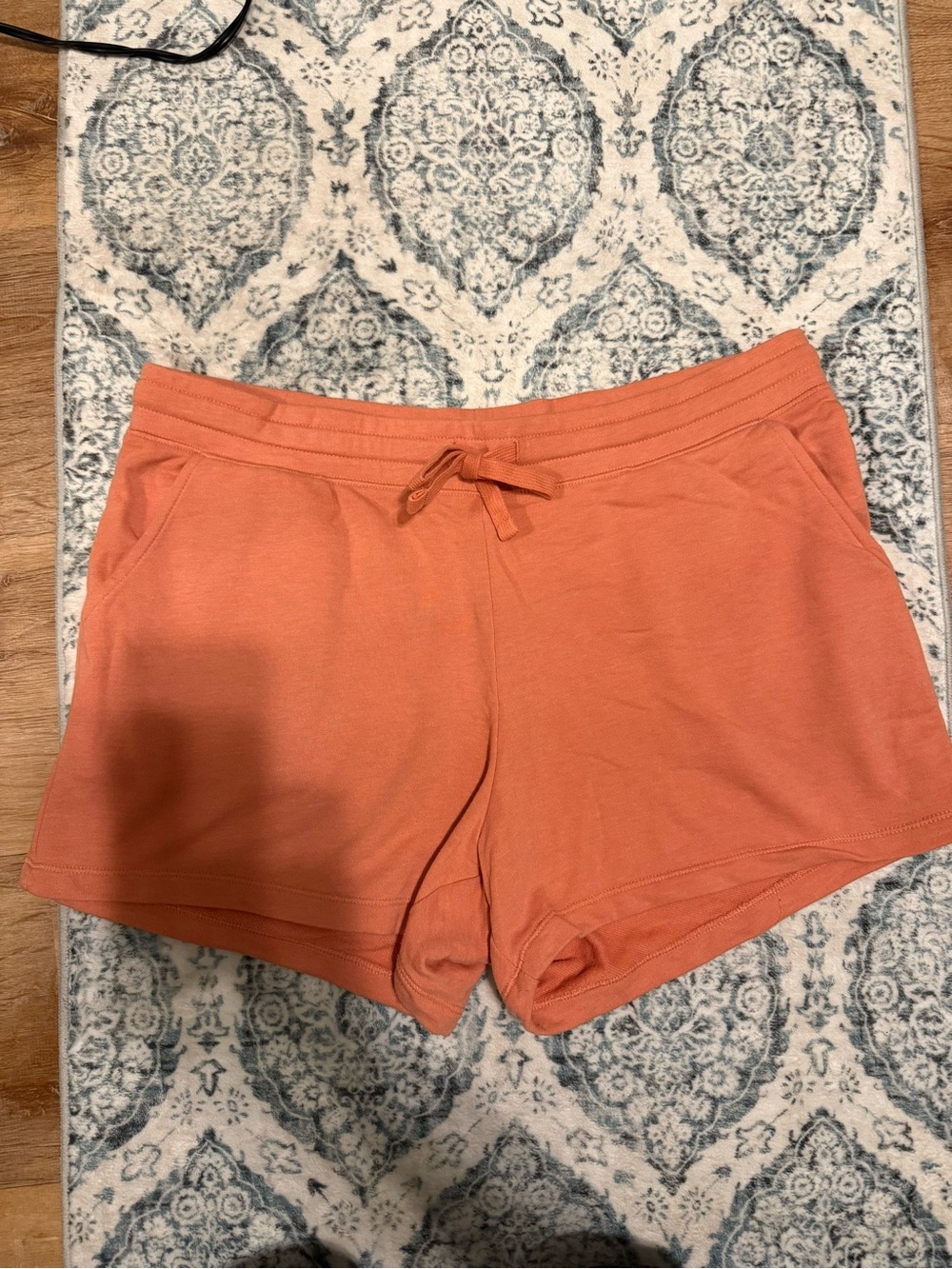 Natural Reflections Coral Drawstring Athletic Shorts